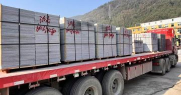 辽宁 芝麻灰地铺石出货日常