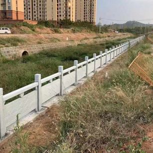 辽宁 白麻河道栏杆效果展示图