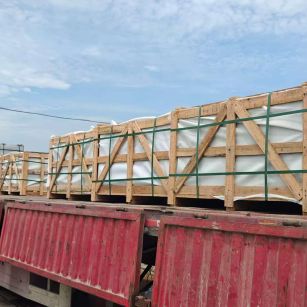 辽宁 芝麻白花岗岩地铺石出口专车-泰国游