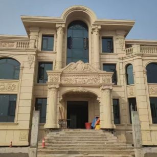 辽宁 黄金麻花岗岩别墅外墙干挂