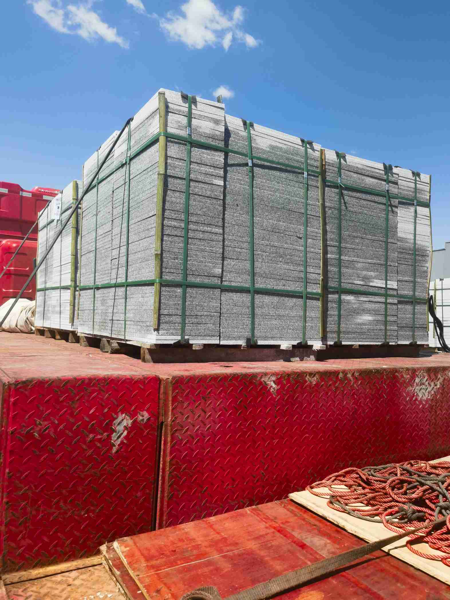 辽宁 芝麻白火烧规格板地铺石300*600/600*600