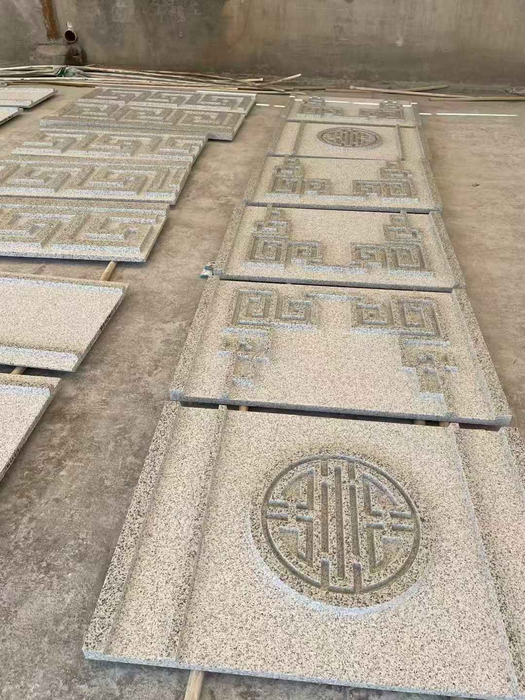 辽宁 白麻花岗岩外墙立面雕刻板