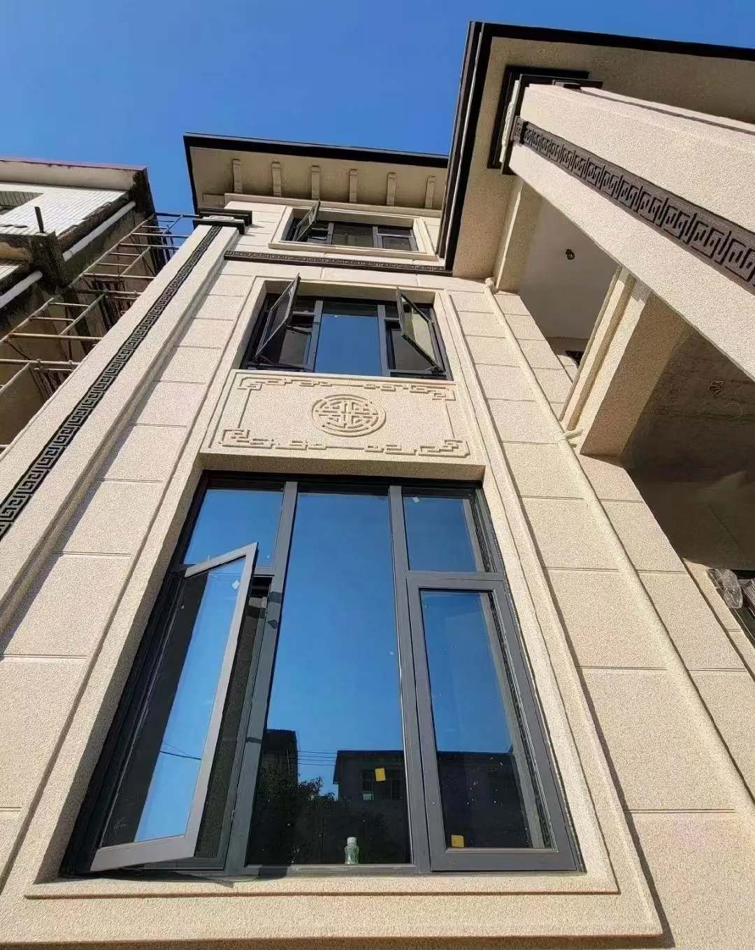 辽宁 黄金麻荔枝面别墅外墙干挂效果展示